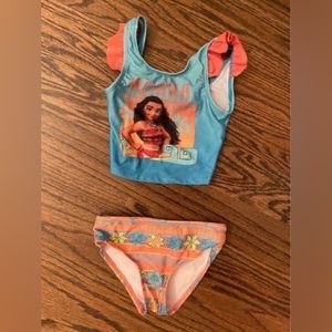 3T Moana Disney Bikini * Like New